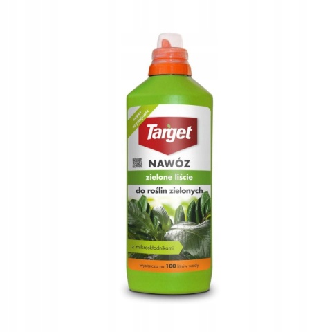 NAWÓZ "TARGET" PŁYN DO ZIELONYCH 1l ZIELONE LIŚCIE (12) NAWÓZ "TARGET" PŁYN DO ZIELONYCH 1l ZIELONE LIŚCIE (12)