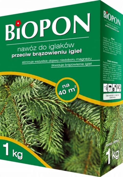 Nawóz do iglaków p.brązowieniu igieł granulat 1kg Nawóz do iglaków p.brązowieniu igieł granulat 1kg