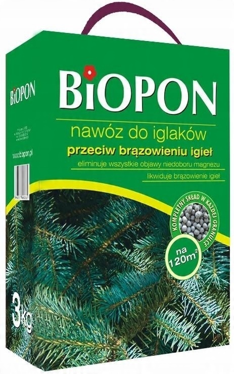 Nawóz do iglaków p.brązowieniu igieł granulat 3kg Nawóz do iglaków p.brązowieniu igieł granulat 3kg