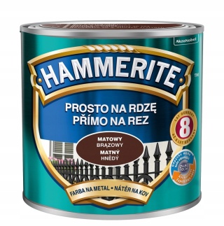 AKZO HAMMERITE Mat Brązowy 0,25L