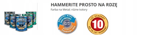 AKZO HAMMERITE Mat Brązowy 0,7L