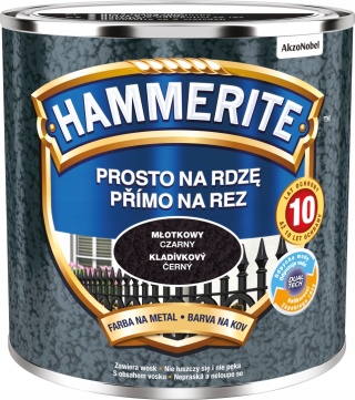 AKZO HAMMERITE Młotkowy Czarny 0,25L