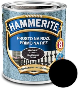 AKZO HAMMERITE Młotkowy Czarny 0,25L