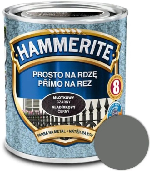 AKZO HAMMERITE Młotkowy Szary 0,25L