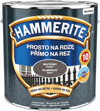 AKZO HAMMERITE Młotkowy Szary 2,5L