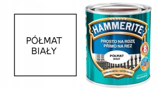 AKZO HAMMERITE Półmat Biały 0,25L