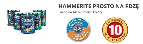 AKZO HAMMERITE Półmat Biały 0,7L