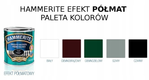 AKZO HAMMERITE Półmat Ciemnobrązowy 0,25L