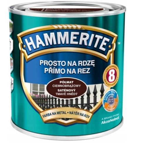AKZO HAMMERITE Półmat Ciemnobrązowy 0,7L