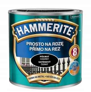 AKZO HAMMERITE Półmat Czarny 0,25L
