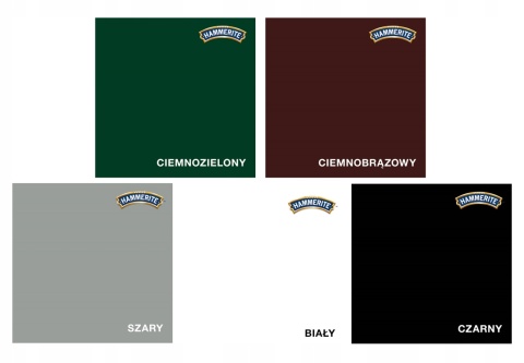 AKZO HAMMERITE Półmat Czarny 0,7L