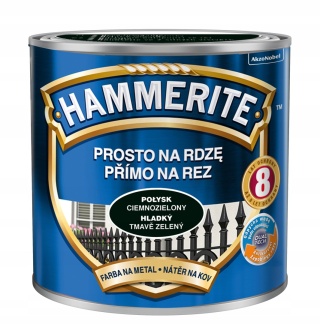 AKZO HAMMERITE Połysk Ciemnozielony 0,25L