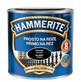 AKZO HAMMERITE Połysk Czarny 0,7L