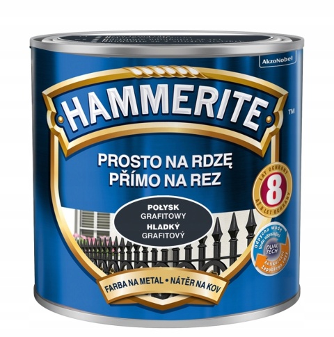 AKZO HAMMERITE Połysk Grafitowy 0,25L