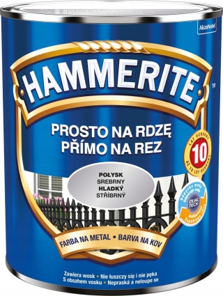 AKZO HAMMERITE Połysk Srebrny 0,7L
