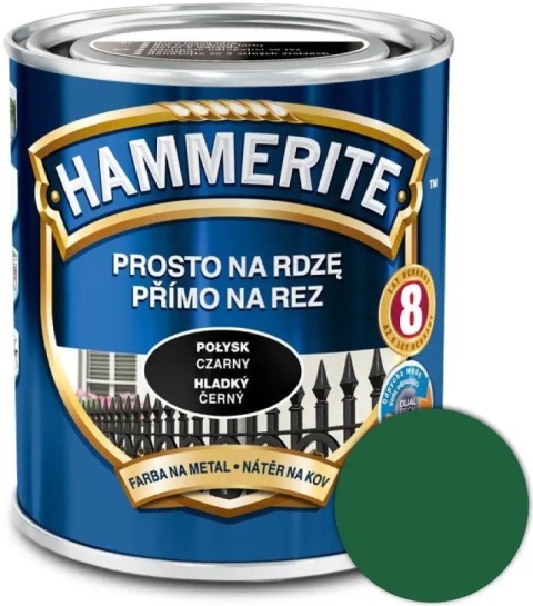 AKZO HAMMERITE Połysk Zielony 0,25L