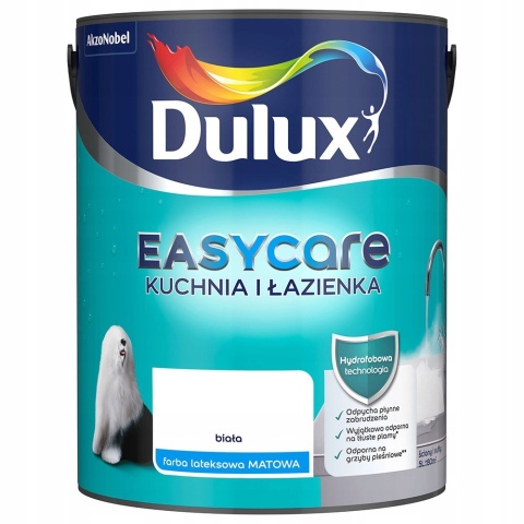 DULUX EASYCARE Kuch.&Łaz. Biała 5L