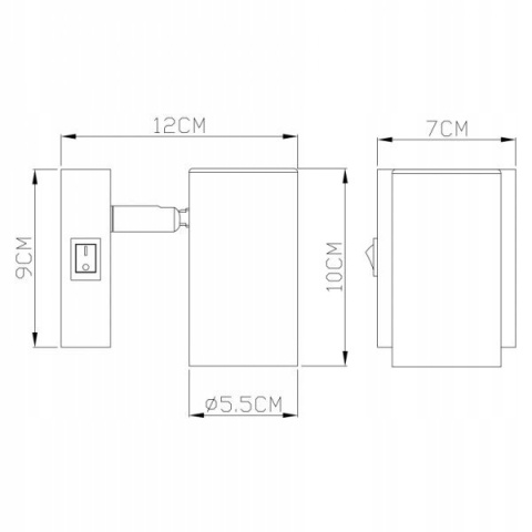 GLOBO KINKIET ROBBY 57911-1G