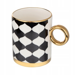 GOLD DREAM KUBEK WYSOKI NBC 350 ML ZE ZŁOTYM UCHEM DEK. II