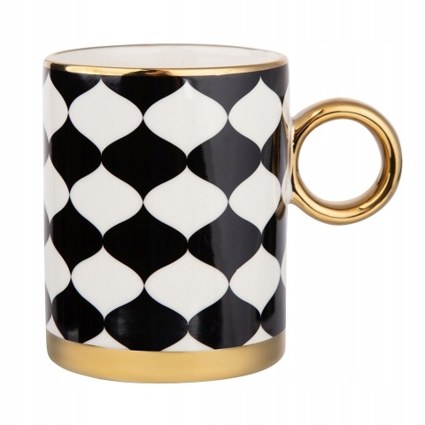 GOLD DREAM KUBEK WYSOKI NBC 350 ML ZE ZŁOTYM UCHEM DEK. II