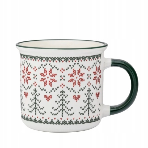 KUBEK PROSTY NBC 400 ML DEK. SCANDI WINTER B