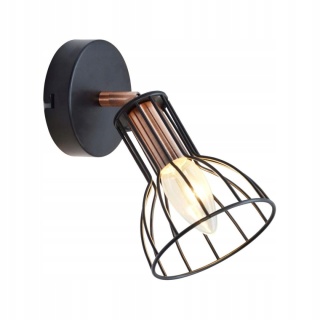 Kinkiet Polux SOFIA 1*E14 czarny