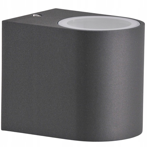 Kinkiet ogrod.Polux Boston BS801/G80 alum 1xGU10 owalny dol grafit