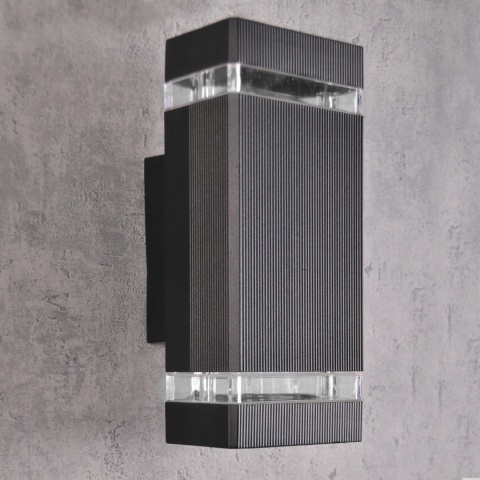 Kinkiet ogrodowy POlUX Gilbert Y218 2*GU10 prostokątny