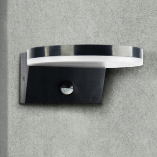 Kinkiet zewn. LED TESA R PIR 4000K czarny