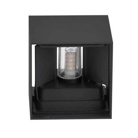 Kinkiet zewnętrzny KIOTO czarny 1xG9