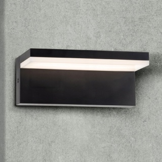 Kinkiet zewnętrzny LED TESA R czarny 4000K