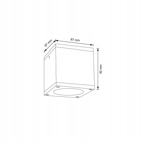 Kinkiet zewnętrzny MORRIS czarny 1xGU10