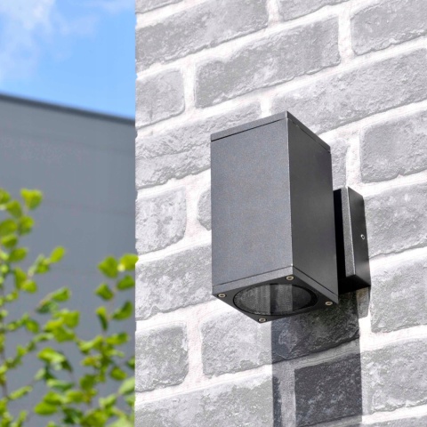 Kinkiet zewnętrzny MORRIS czarny 2xGU10