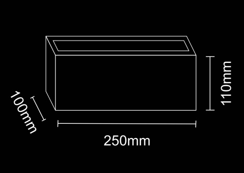 Kinkiet zewnętrzny TOKIO czarny 1xE27 1/6