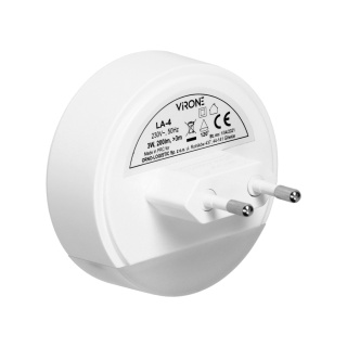 Lampka nocna LED 3W, 230V z czujnikiem ruchu / LA-4