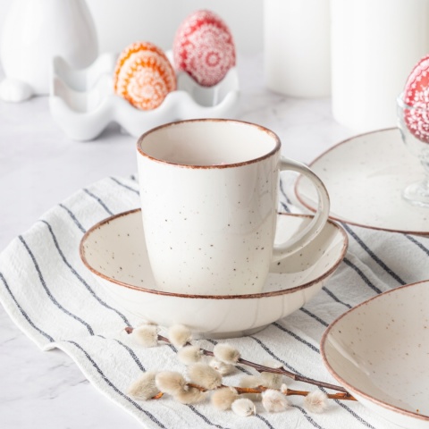 ORGANIC SAND MISKA 15 CM 250 ML PORCELANA NBC