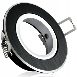 Oprawa podtyn POLUX EAST OPAL-IOA84B2 ALUM 2IN1 CZARNA SZCZOTKOWANA