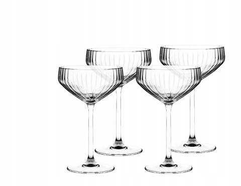 PLISSE KPL.4 KIELISZKÓW PROSSECO 300ML