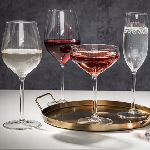 PLISSE KPL.4 KIELISZKÓW SZAMPAN 210ML