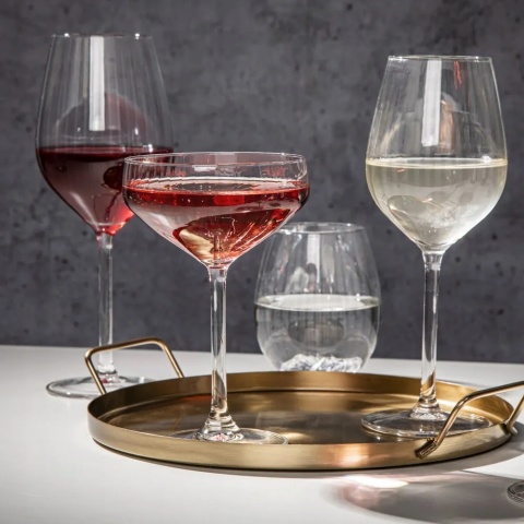 PLISSE KPL.4 KIELISZKÓW WINO 380ML