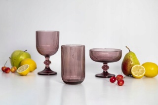 SELENA SZKLANKA WYSOKA 430 ML, RÓŻOWA