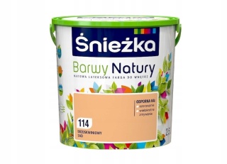 ŚNIEŻKA Barwy Natury Farba Lateksowa brzoskwiniowy sad 114 2,5L