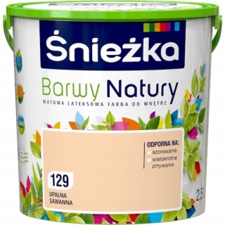 ŚNIEŻKA Barwy Natury Farba Lateksowa upalna sawanna 129 2,5L
