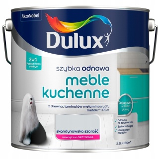 DULUX szyb.odn.mebl.kuchen.2,5l Skand. szarośc