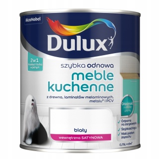 DULUX szyb.odn.mebl.kuchen.Biały0,75l