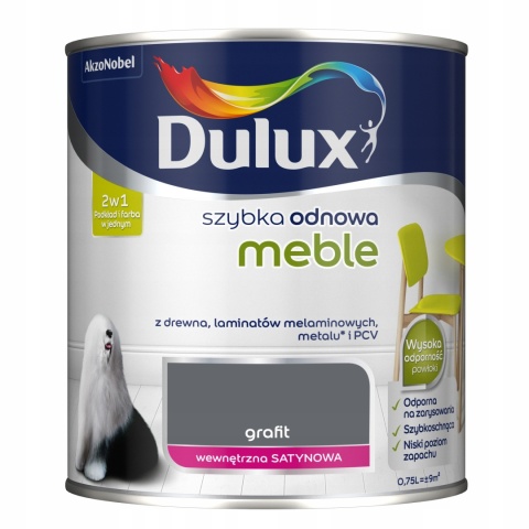 DULUX szyb.odn.meble Grafit0,75l