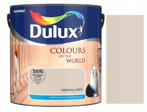 Farba DULUX Kolory Świata Beżowy Pled 2,5L