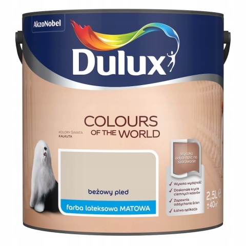 Farba DULUX Kolory Świata Beżowy Pled 2,5L