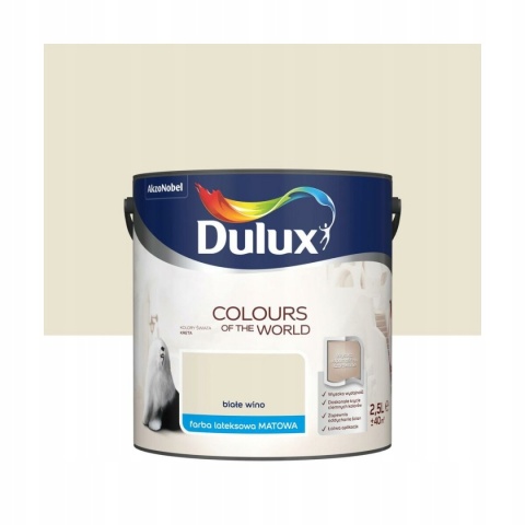 Farba DULUX Kolory Świata Białe Wino 2,5L