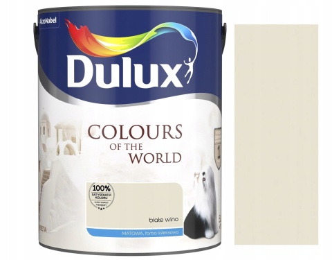Farba DULUX Kolory Świata Białe Wino 5L